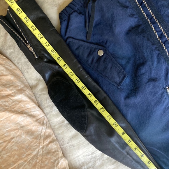 ACNE STUDIOS bomber jacket with leather sleeves Mens Small/M or - Woman Medium - Picture 13 of 13